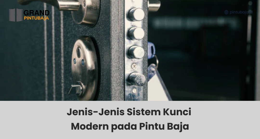 Jenis-Jenis Sistem Kunci Modern pada Pintu Baja