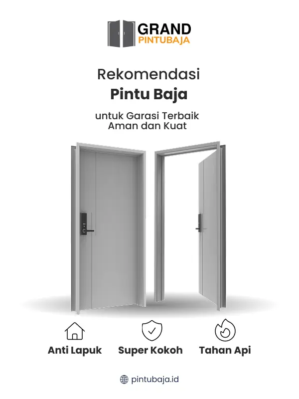 Rekomendasi Pintu Baja untuk Garasi Terbaik Aman dan Kuat