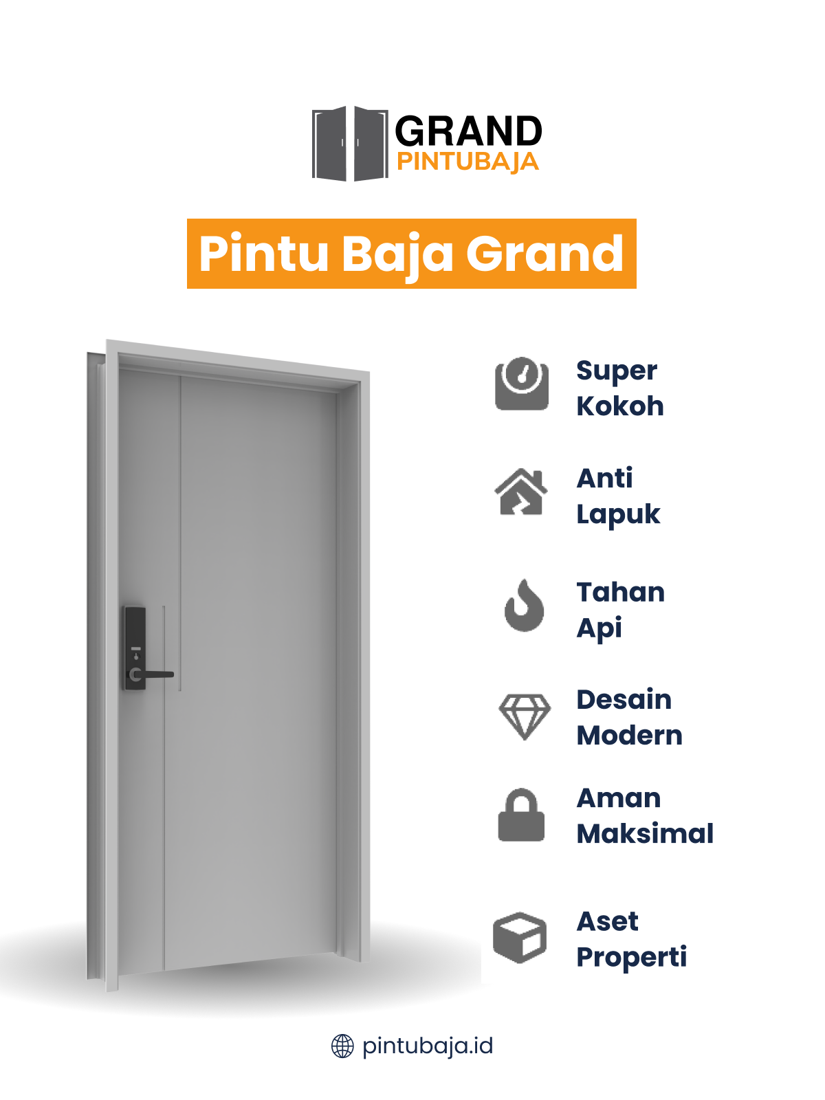 Berbagai Keunggulan Pintu Baja Grand