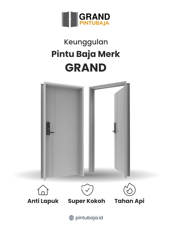 Berbagai Keunggulan Pintu Baja Merk Grand