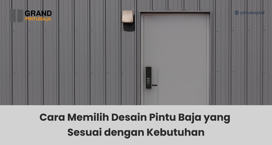 Cara Memilih Desain Pintu Baja yang Sesuai dengan Kebutuhan