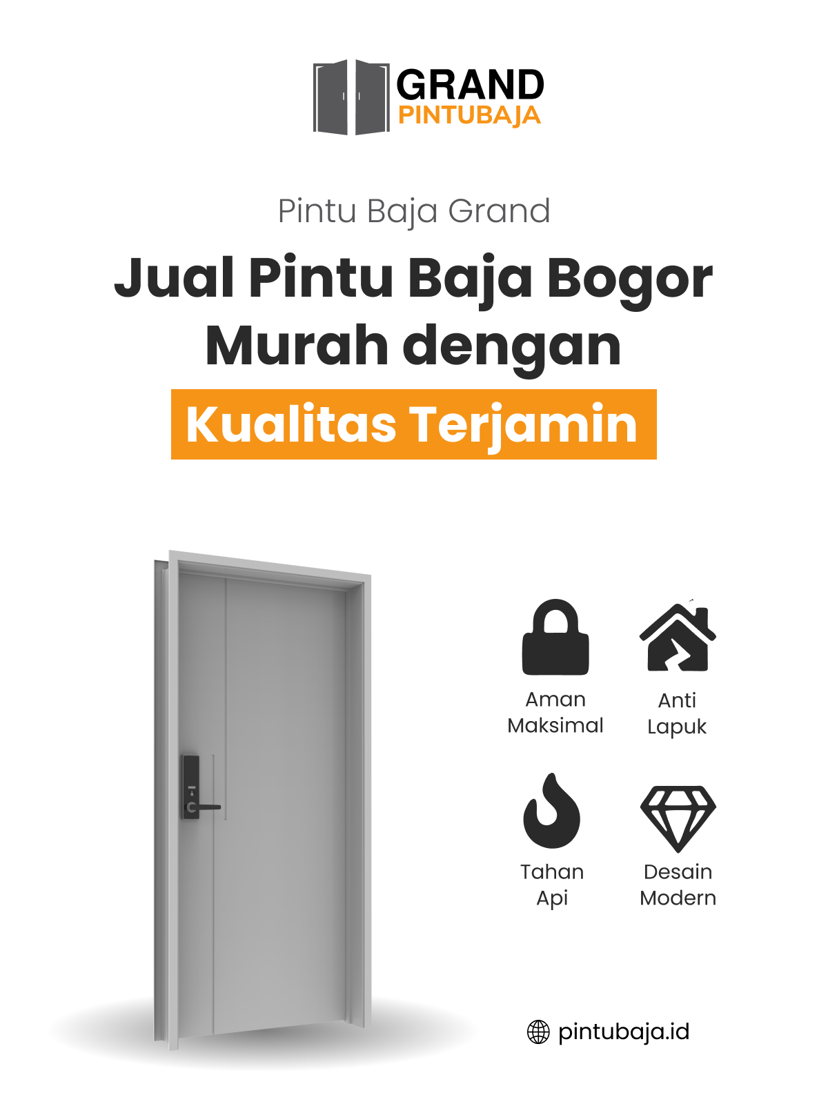 Jual Pintu Baja Bogor Murah dengan Kualitas Terjamin