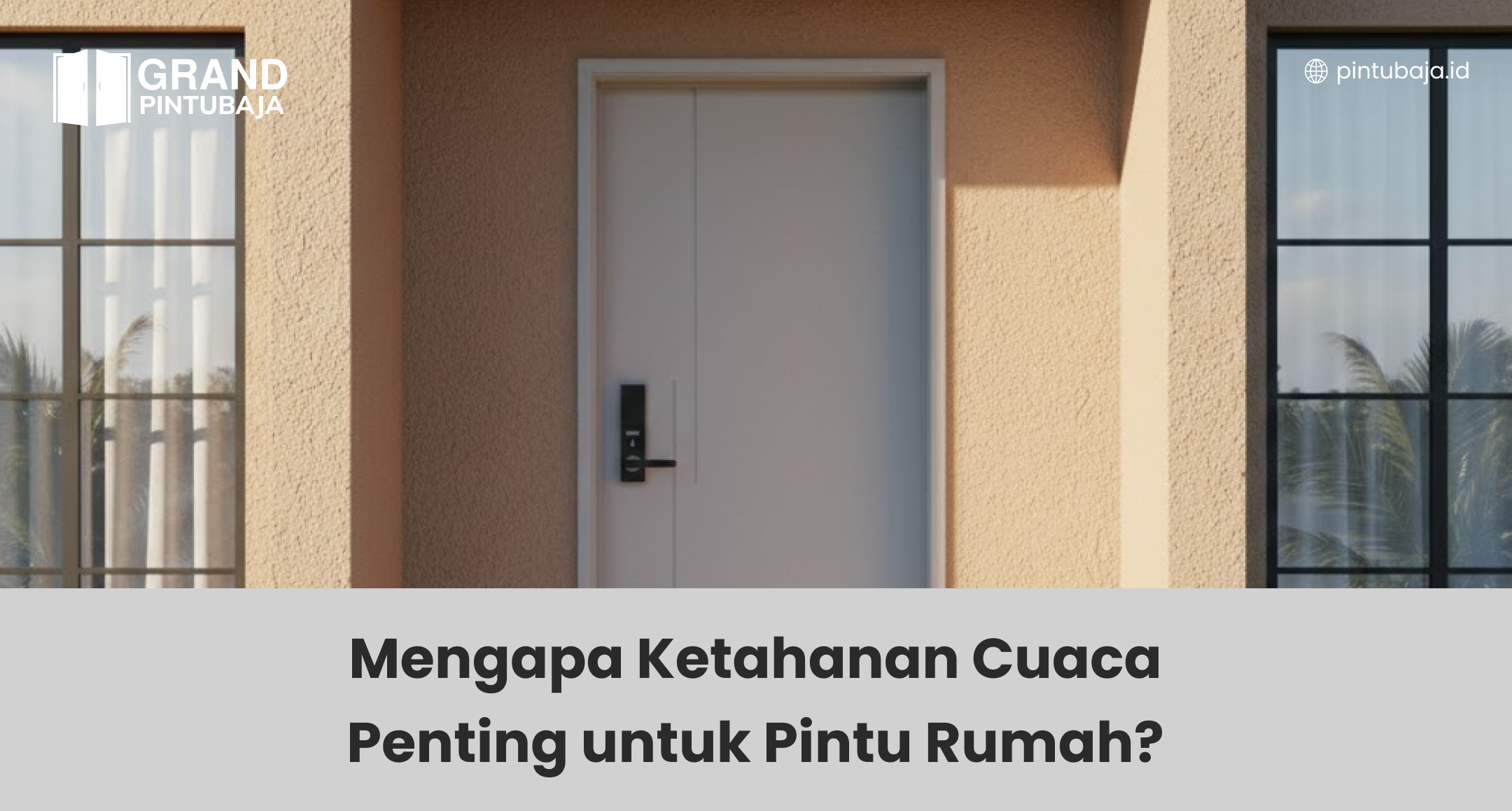 Mengapa Ketahanan Cuaca Penting untuk Pintu Rumah