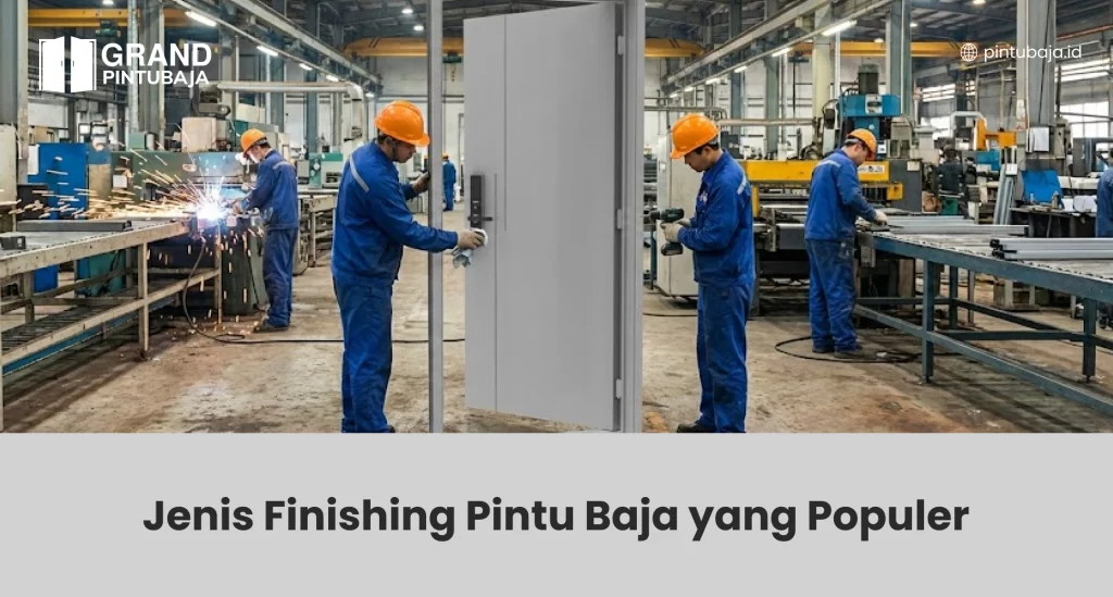 Jenis Finishing Pintu Baja yang Populer