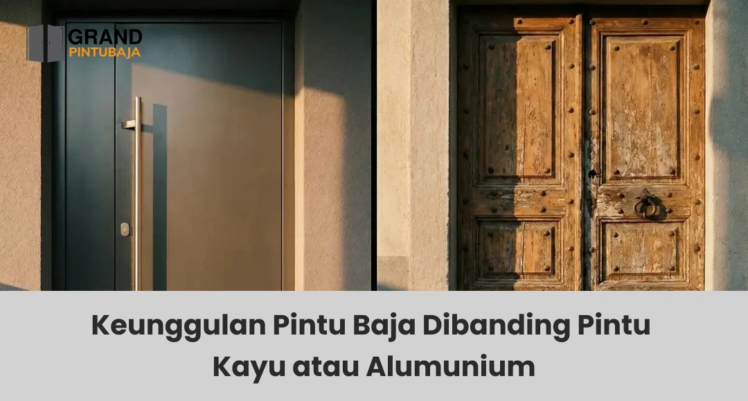 Keunggulan Pintu Baja Dibanding Pintu Kayu atau Alumunium