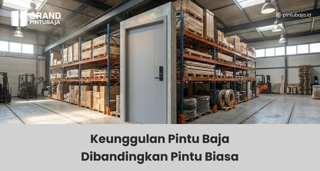 Keunggulan Pintu Baja Dibandingkan Pintu Biasa