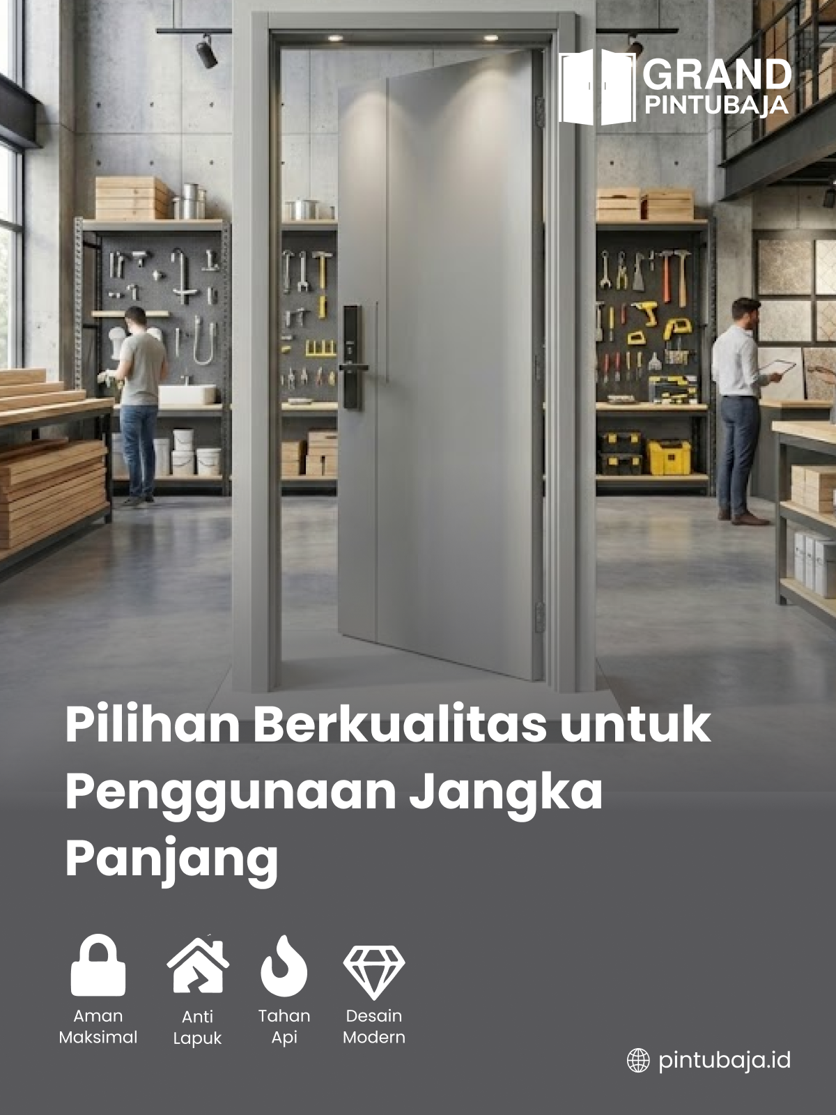 Pintu Baja Grand Pilihan Berkualitas untuk Penggunaan Jangka Panjang