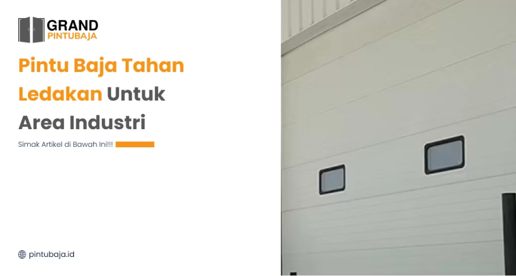 Pintu Baja Tahan Ledakan untuk Area Industri