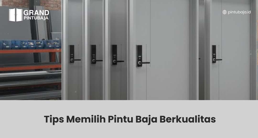 Tips Memilih Pintu Baja Berkualitas
