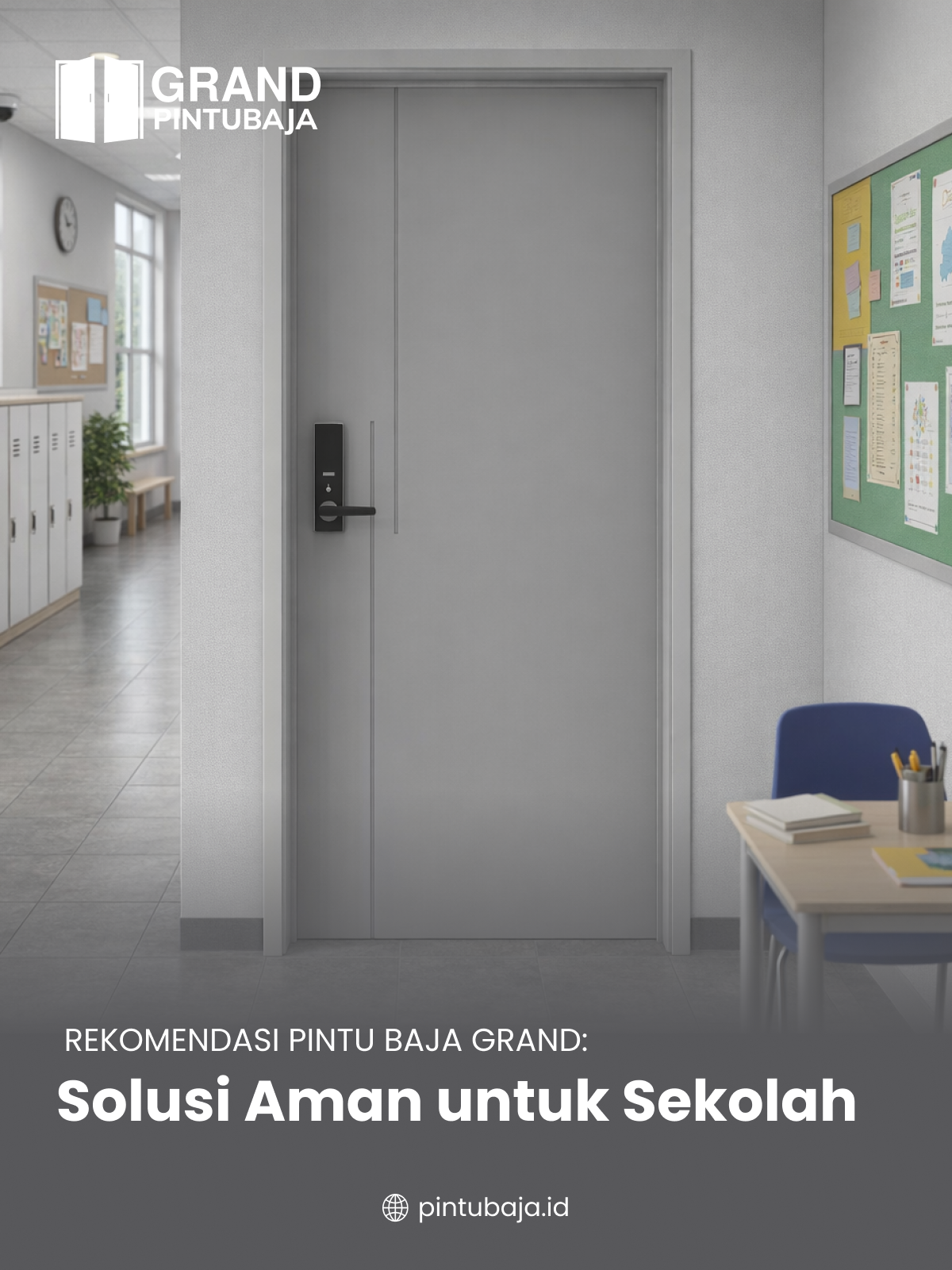 Rekomendasi Pintu Baja Grand Solusi Aman untuk Sekolah