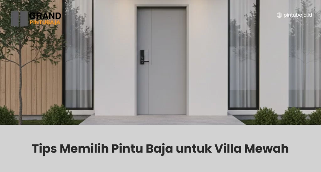 Tips Memilih Pintu Baja untuk Villa Mewah