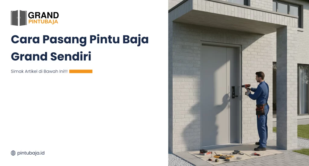 cara_pasang_pintu_baja_grand_sendiri
