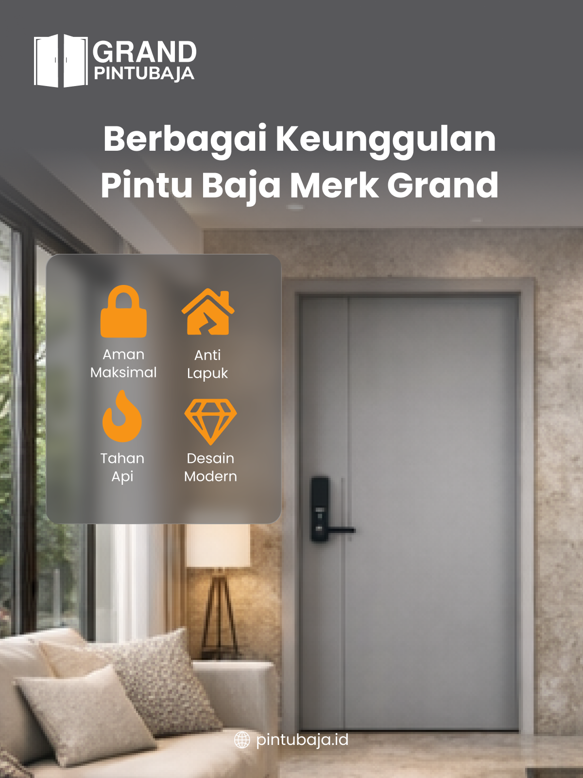 Berbagai Keunggulan Pintu Baja Merk Grand