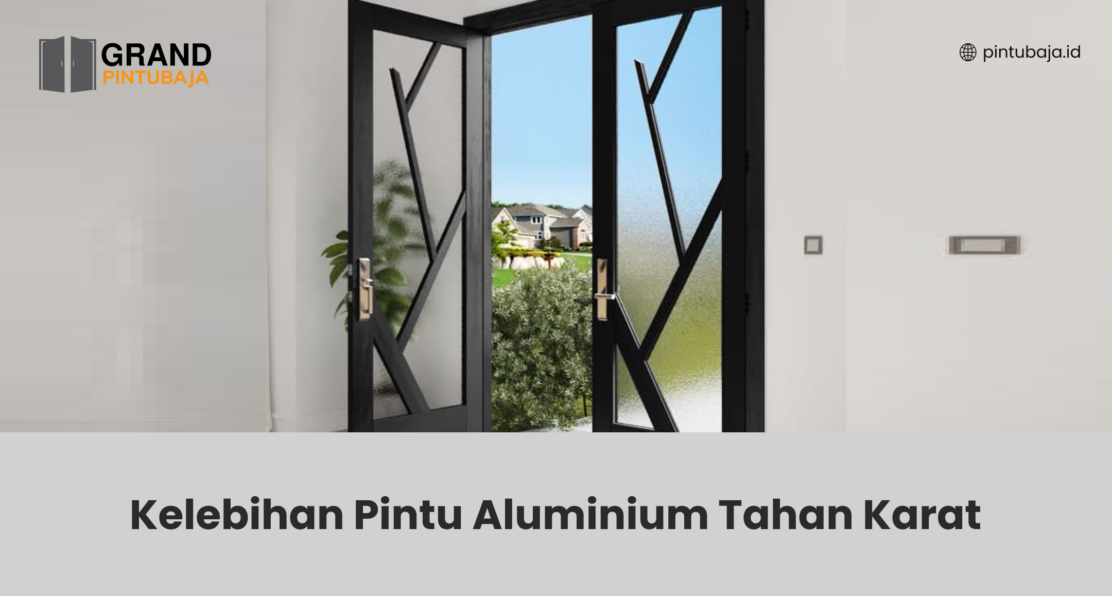Kelebihan Pintu Aluminium Tahan Karat