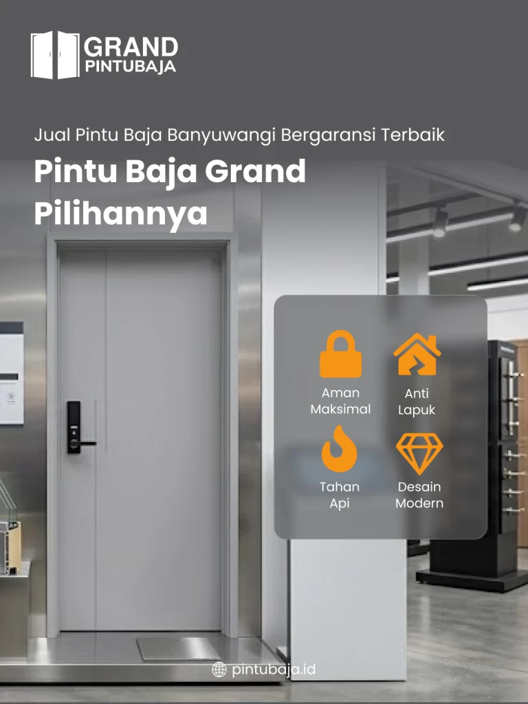 Jual Pintu Baja Banyuwangi Bergaransi Terbaik, Pintu Baja Grand Pilihannya