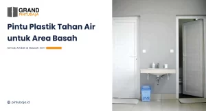 Pintu Plastik Tahan Air untuk Area Basah