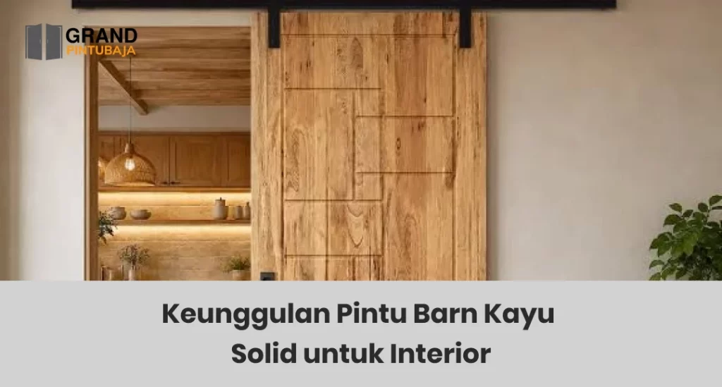 Keunggulan Pintu Barn Kayu Solid untuk Interior