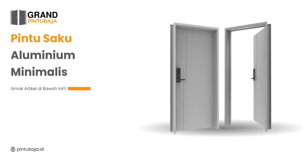 Pintu Saku Aluminium Minimalis