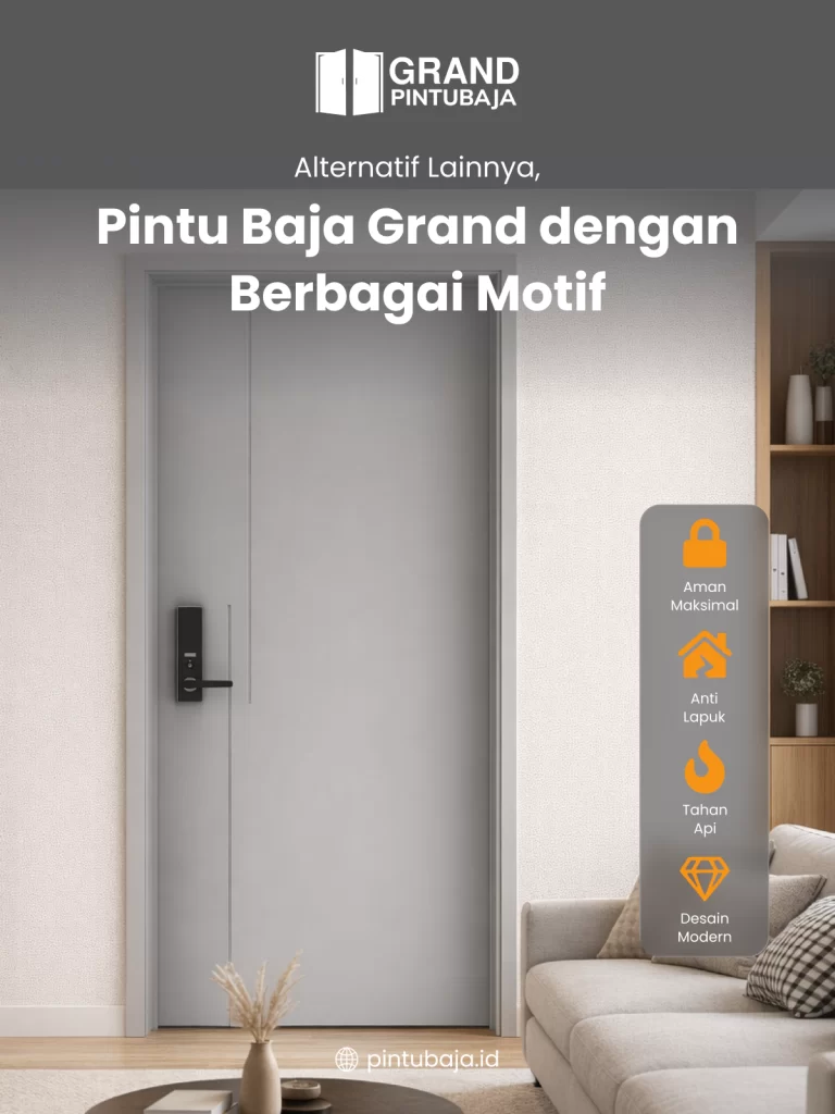 Alternatif Lainnya, Pintu Baja Grand dengan Berbagai Motif