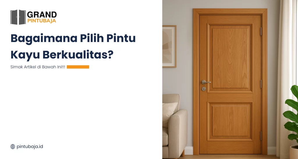 Bagaimana Pilih Pintu Kayu Berkualitas?