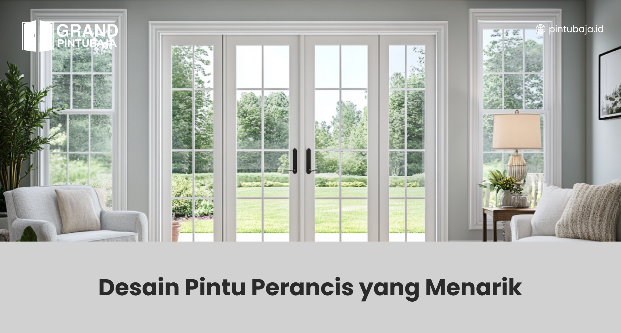 Desain Pintu Perancis yang Menarik