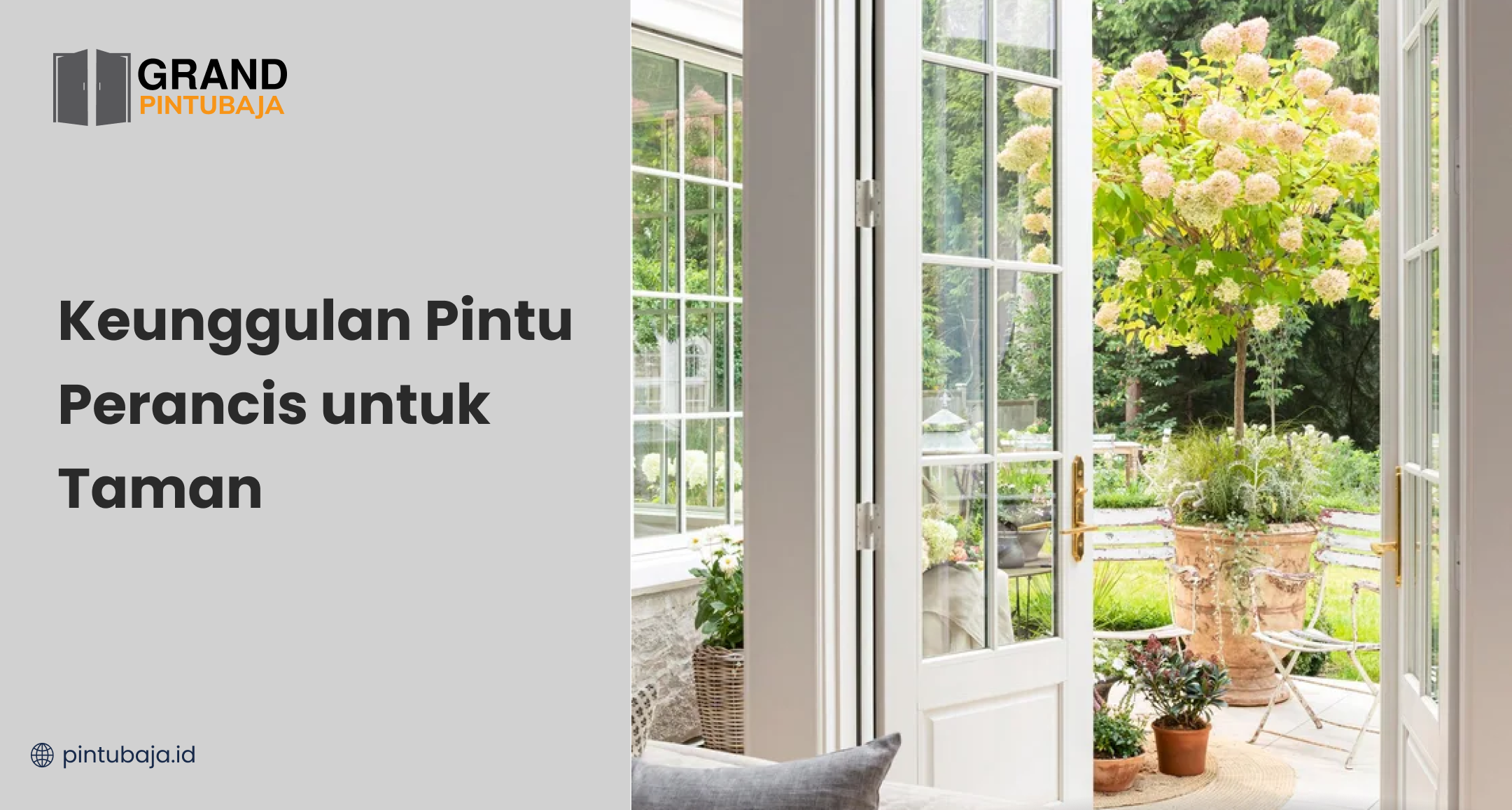 Keunggulan Pintu Perancis untuk Taman