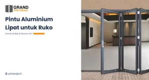 Pintu Aluminium Lipat untuk Ruko