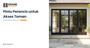 Pintu Perancis untuk Akses Taman